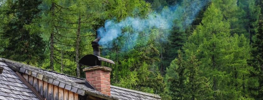 A properly maintained chimney working well done by a regular chimney cleaning professional.