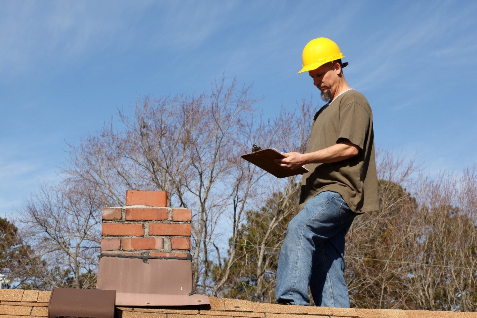 Chimney Inspection Sixpenny Chimney Sweep team performing a chimney inspection in Annandale